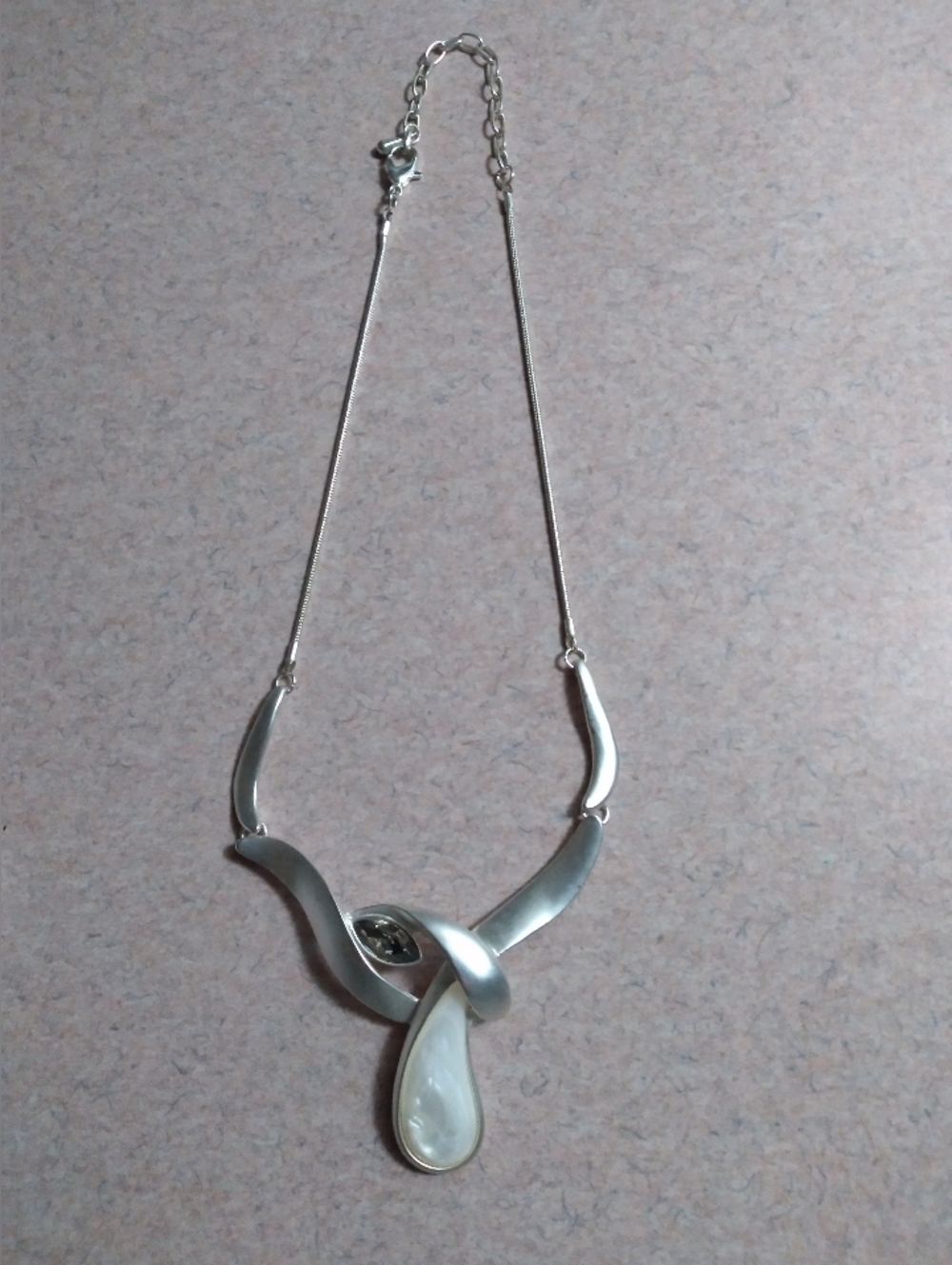 Silver - Toned Pendant Set